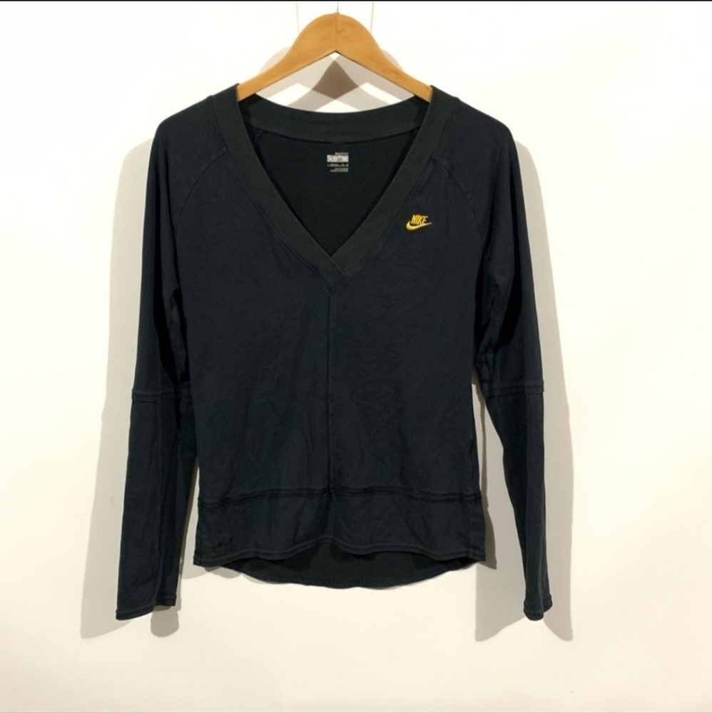 Nike Dry-Fit Athletic V-Neck Long Sleeve
